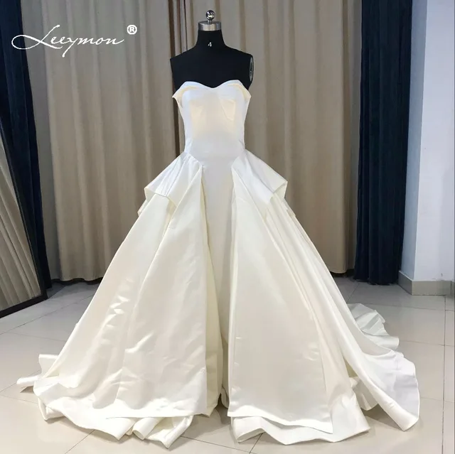 Satin Princess Wedding Dress