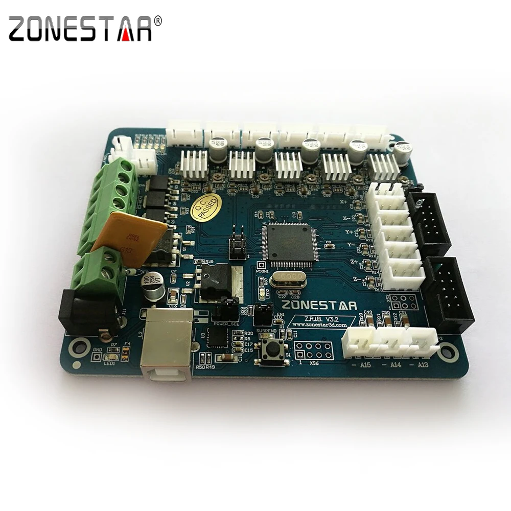 Zonestar Reprap 3D Printer Controller Board Motherboard ZRIB Compatible with RAMPS 1 4 Control Mendel Prusa