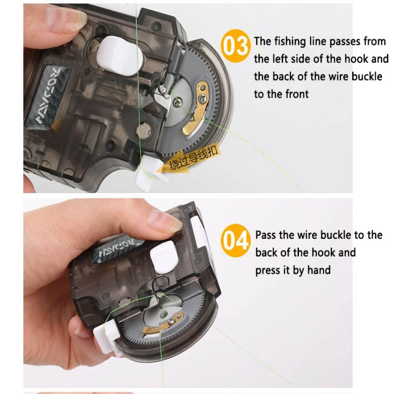Новинка, портативный Электрический автоматический рыболовный крючок, ярусная машина, рыболовные аксессуары, галстук, быстрые рыболовные крючки, устройство для завязывания лески, оборудование
