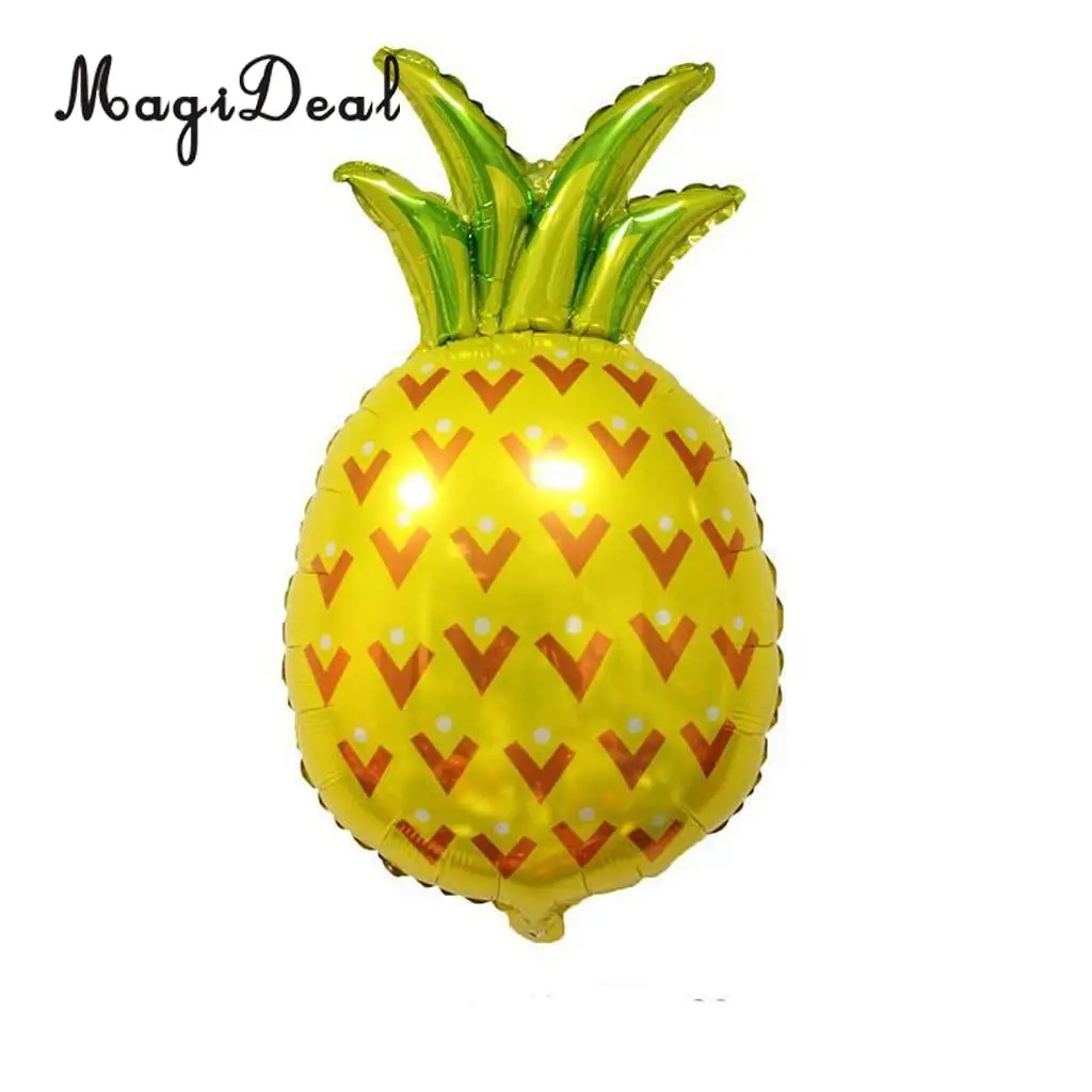 

MagiDeal Large Pineapple Aluminum Foil Balloon Kit for Kids Birthday Party Baby Shower Christening Decoration Yellow 80 x 48cm