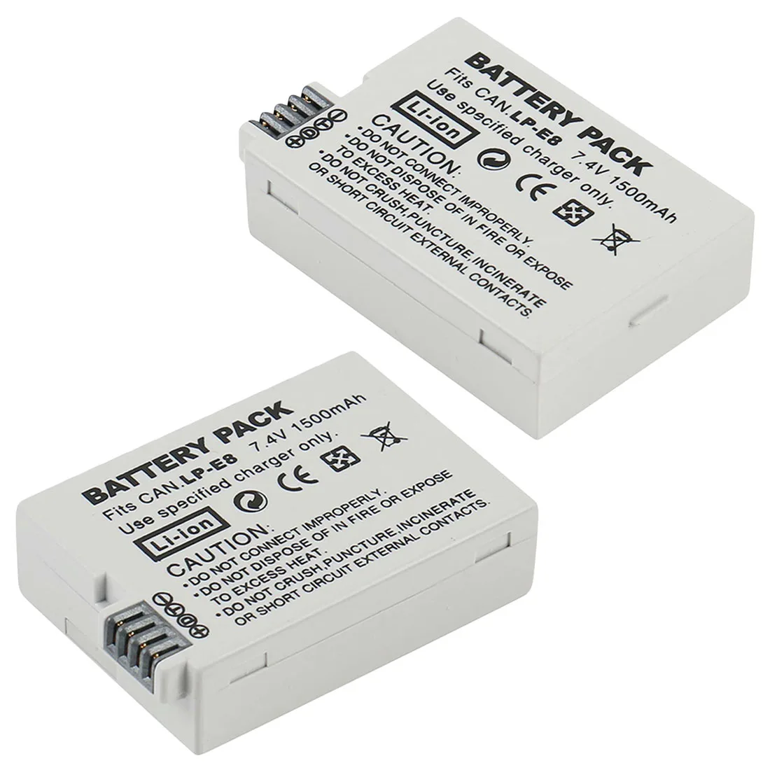 

LP-E8 Battery Pack Bateria LP-E8 Lp E8 For Canon 550D 600D 650D 700D X4 X5 X6i X7i T2i T3i T4i T5i DSLR Camera 0.11