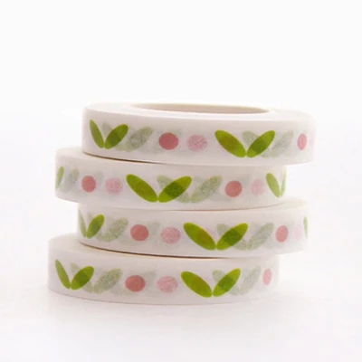 0.7cm*10m Heart Kawaii Washi Tape Decoration Scrapbooking Papeterie Autocollant Masking Tape School Supplies Sticker Stationery 03