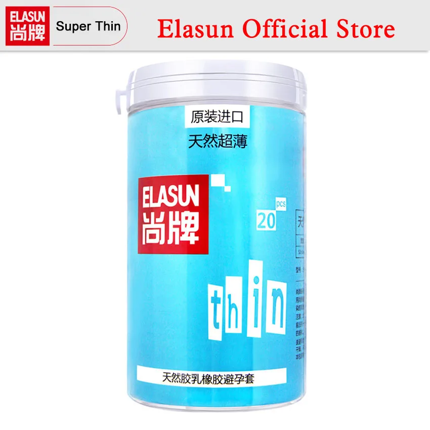 ELASUN 20 PCS Natural Super Thin Lubrication Type Bottled Condoms Natural Latex Rubber Condom for Men цена ELASUN 20 PCS Natural Super Thin Lubrication Type Bottled Condoms Natural Latex Rubber Condom for Men цены онлайн
