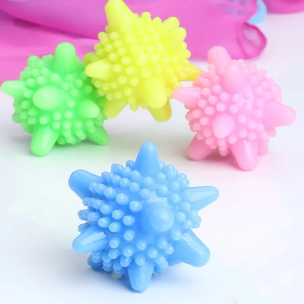 

1PC Random Color Reusable Clean Tool Washing Laundry Ball Magic Clothes Dyer Balls Super Strong Decontamination Bathroom Cleaner