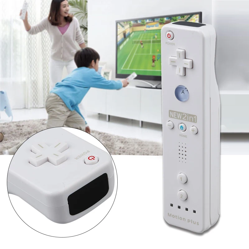 Пульт дистанционного управления для WII CON MOTION PLUS INTEGRATED White