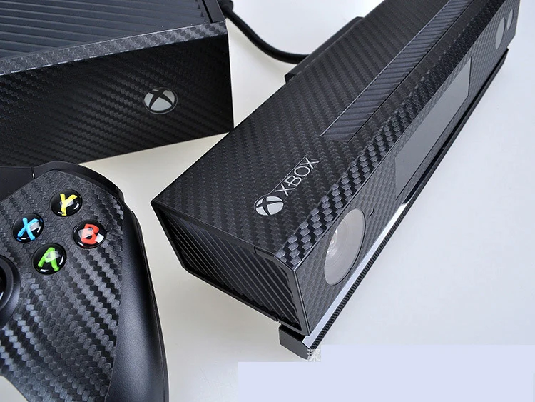 Съемная Виниловая пленка для Xbox one консоль из углеродного волокна Защитная