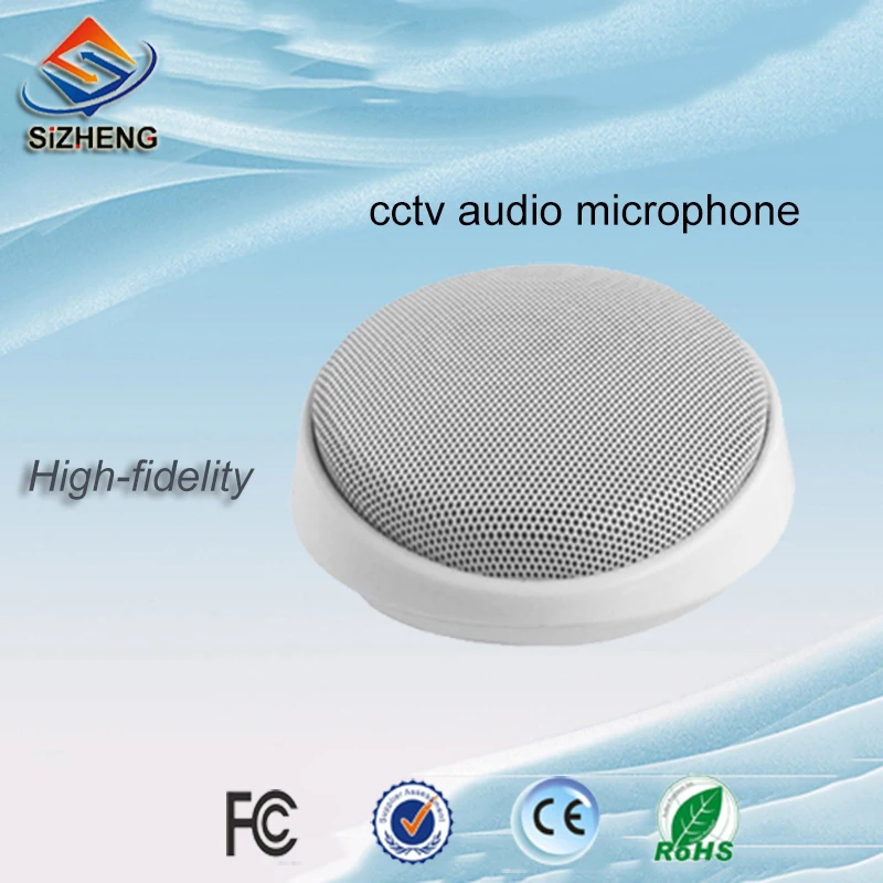 

SIZHENG COTT-S5 High sensitive CCTV microphone security sound monitor audio pickups for CCTV camera DVRs NVRs