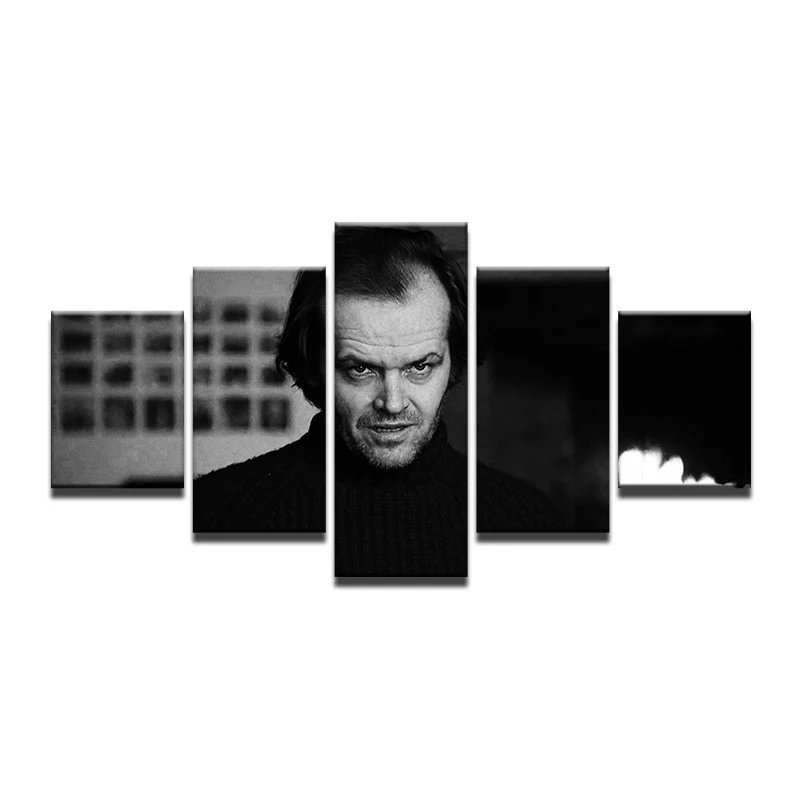 Современный домашний декор 5 панелей классический фильм ужасов сияющий принт