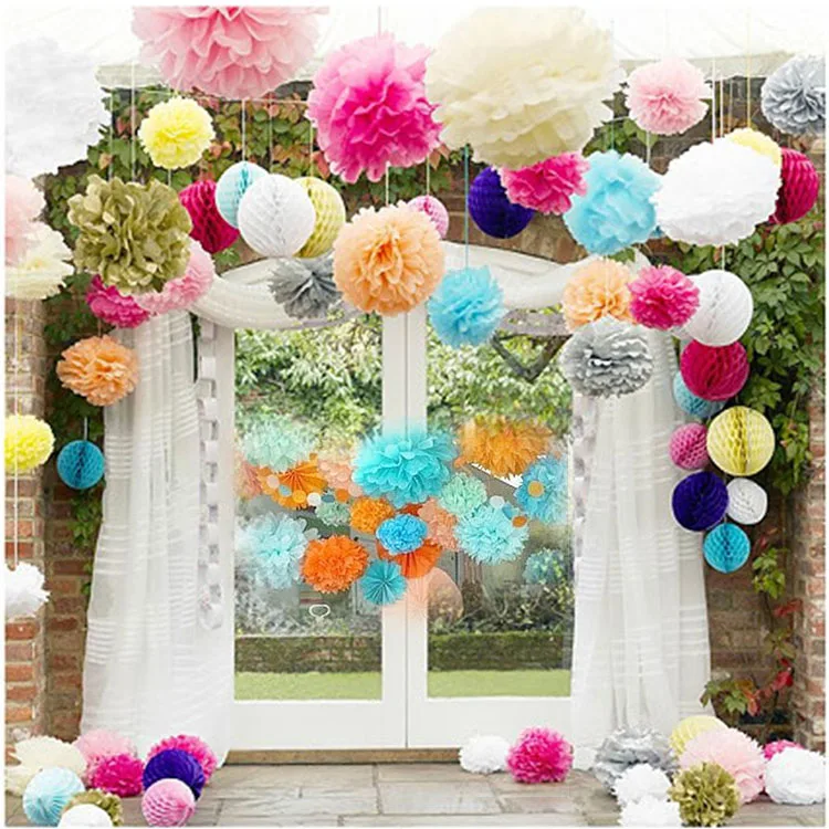 

1pc Multicolor 12''30cm Paper Honeycomb Balls Lantern Birthday Party Decorations Kids Baby Shower Christmas Decorations for Home