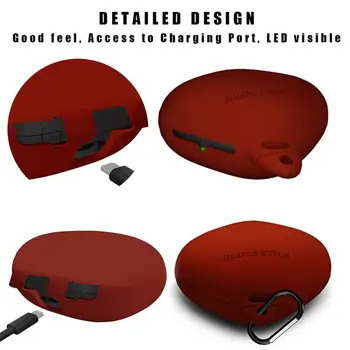 

Clamshell Opening Anti-shock Flexible Silicone Comprehensive Protective Case Full Cover for Beats Powerbeats Pro Earphone