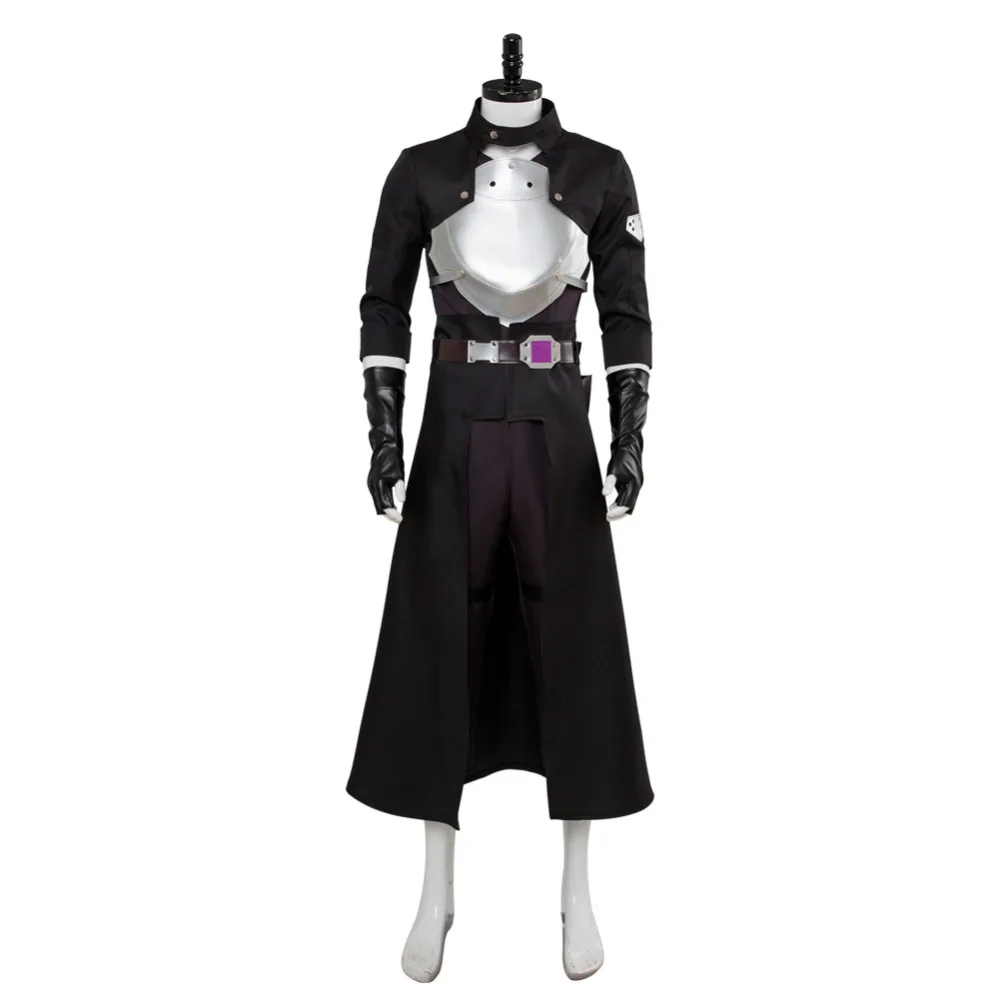 Обувь для вечеринки в Стиле косплей Sword Art Online роковой пуля Косплей SAO Kirito костюм из «Sword Art Online»), Арка «призрачная пуля»(Косплэй костюм наряд для мужчин и женщин