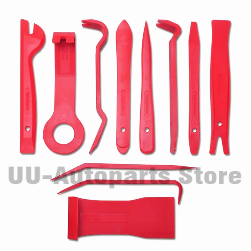 13 Pcs/Set Auto Upholstery Tools Nylon Auto Trim Removal Set with Clip Pliers and Fastener Removers