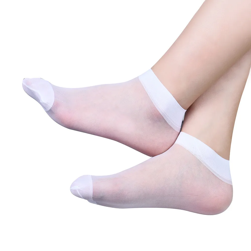 Hosiery socks women sexy new compression sock ankle 10 Pairs Ultra thin Transparent Silky