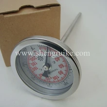 2," Назад Промышленный обратно биметаллический термометр