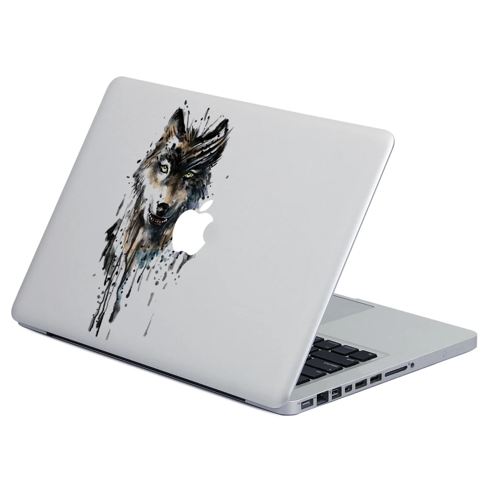 Волчьи глаза виниловая наклейка для ноутбука наклейка для macbook Pro Air 13 дюймов мультфильм Кожа ноутбука оболочка для mac book