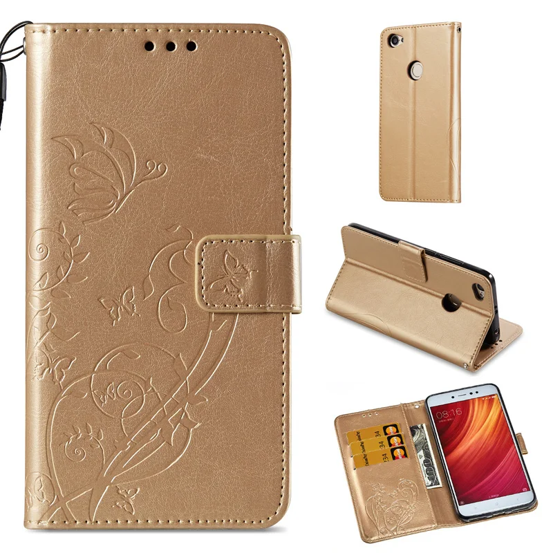 

Leather Embossing Flip Wallet Soft Phone Silicone Cover Shell Coque Fundas for xiaomi Mi 5X A1 Redmi 4A 4X 5A Note 4 4X 5A Case