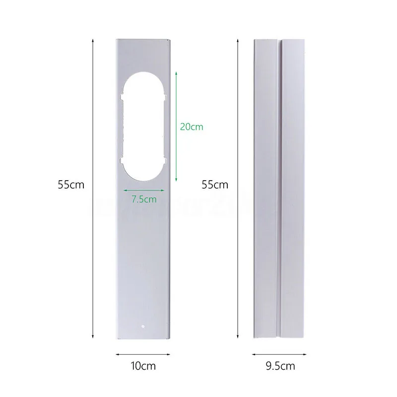 

Window Adapter 2PCS Slide Kit Plate 55-110cm For Portable Air Conditioner Slide Kit Plate Screw 2019
