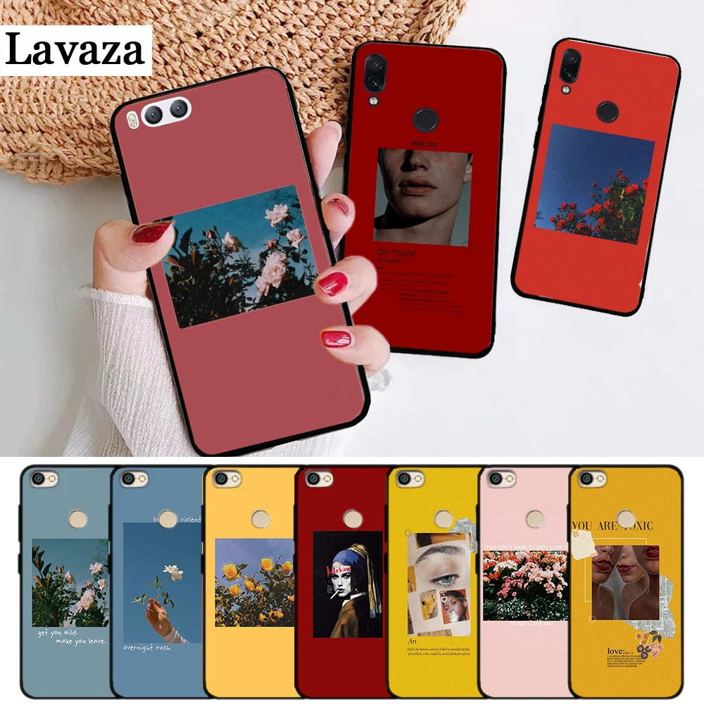 

Lavaza Great art prints flowers Silicone Case for Xiaomi Redmi 4A 4X 5 5A 6 6A 7 7A 8 8A K20 Pro Plus S2 Go