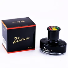 Pimio 50 мл бутылка высокой емкости Ручка Вода неуглеродистая не блокирующая черные чернила для ручки