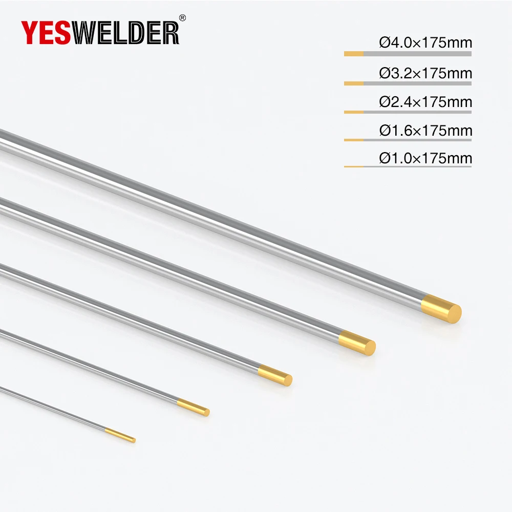 

YESWELDER 10pk TIG Welding Tungsten 3.2*175mm WP WT20 WC20 WL15 WL20 WX