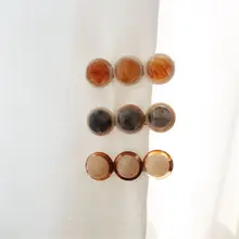 Новая корейская мода смола мрамор шпилька женская шпилька Геометрическая круглая заколка для волос аксессуары для волос волосы светлого цвета зажим для женщин