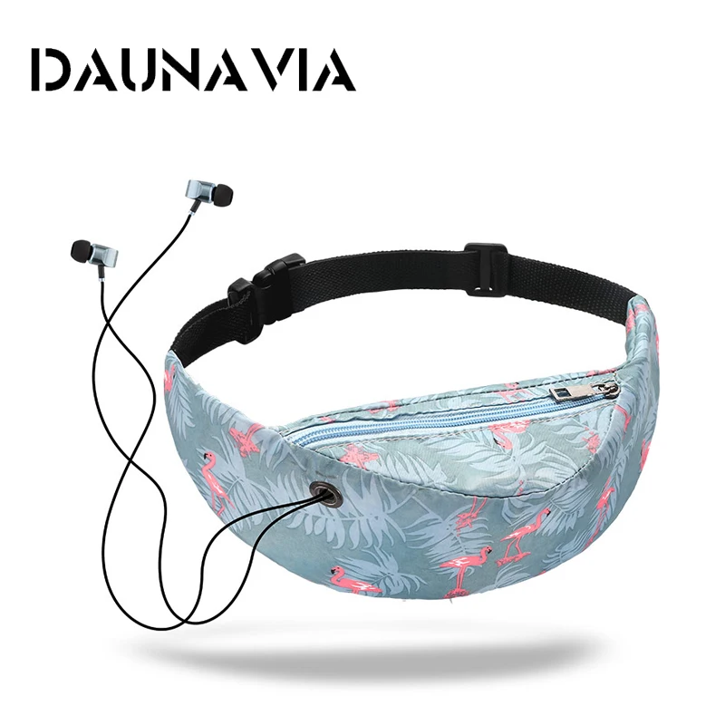 DAUNAVIA العلامة التجارية 2019 جديد الملونة الخصر حقيبة السفر للماء حزمة مراوح الهاتف المحمول الخصر حزمة للنساء مصمم حقيبة بحزام