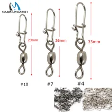 Maximumcatch 10#/7#/4# кран рыболовный поворотный с хорошей безопасной защелкой 50 шт. рыболовный шарнир аксессуар