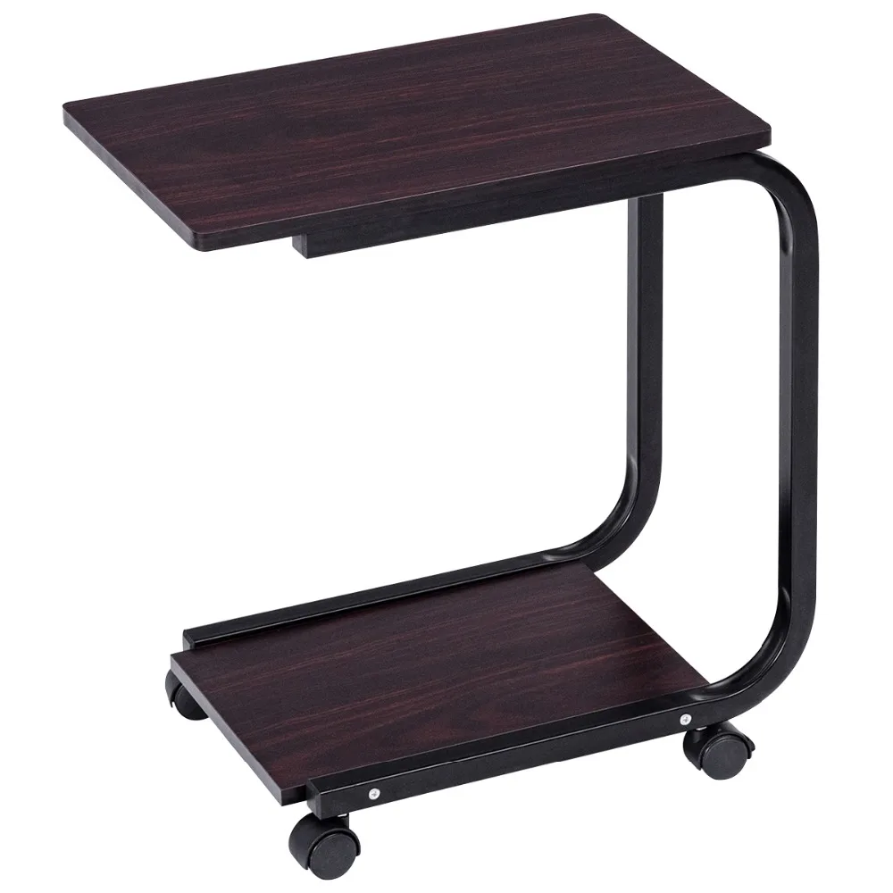 Portatil Mesa de Ordenador con Ruedas Sofa Mesa
