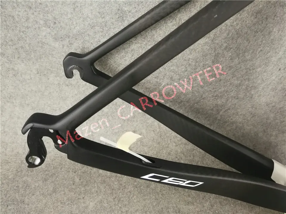 Excellent CARROWTER T1000 3K Matte-Glossy Black White Colnago C60 carbon road frame bicycle Frameset With BB386 XS/ S/M/L/XL for selection 2