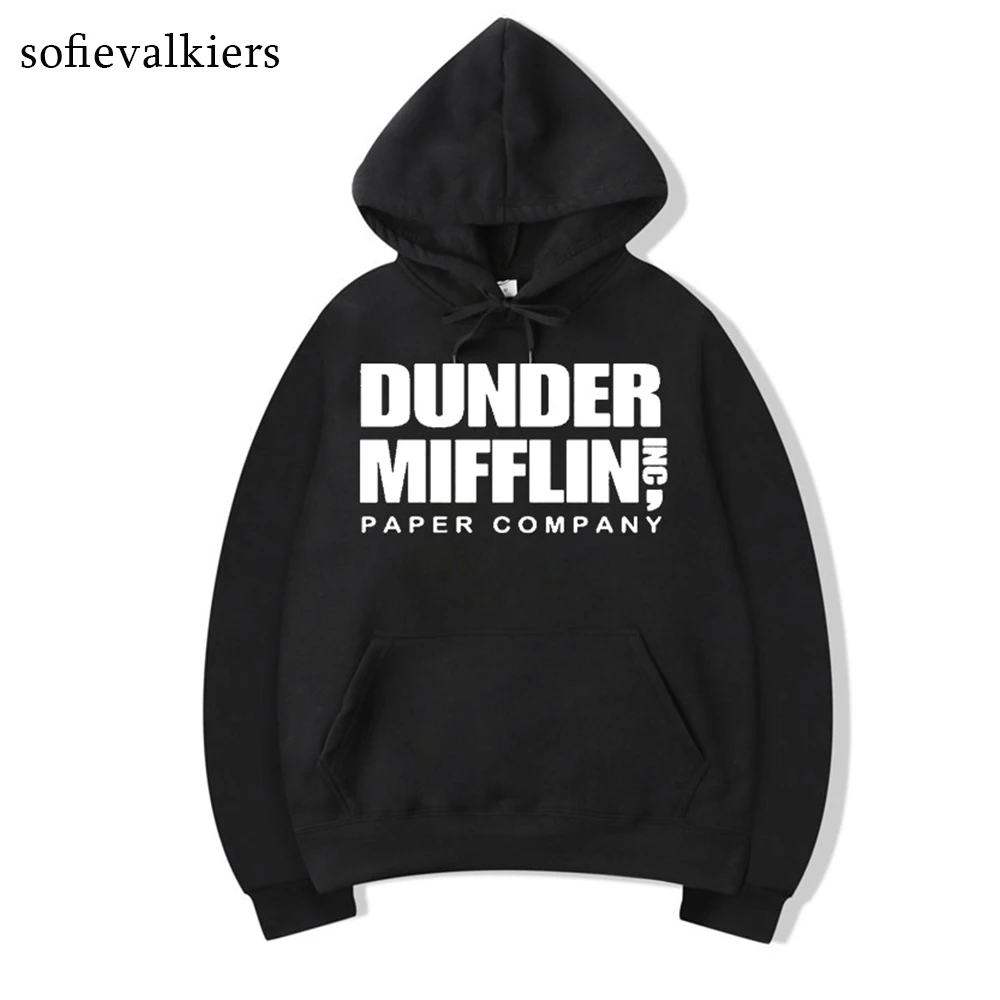 

Dunder Mifflin Paper Inc Hoodie The Office Sweatshirt Woemn Fleece Hoodies Unisex Crewneck Moletom Feminino Hoody Drop Shipping
