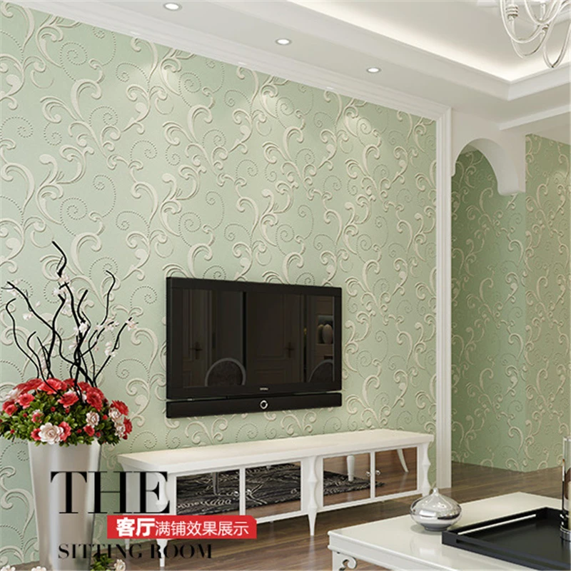 Beibehang обои для стен 3d толщиной нетканые обои Гостиная, спальня простой фон Xiangyun папье сприт