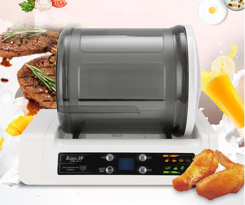 Электрическая вакуумная машина для маринования пищевых продуктов 7л Бытовая