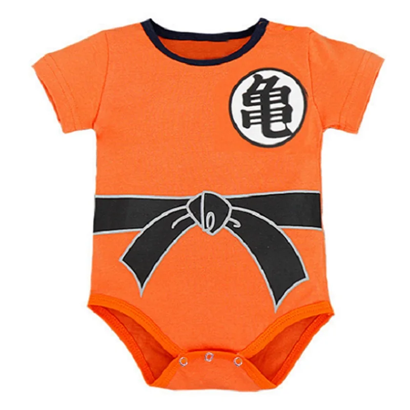 Dragon Ball Детский комбинезон для новорожденных Одежда для мальчиков Защита от солнца Гоку малышей Детский комбинезон костюмы на Хэллоуин маленьких мальчиков и девочек