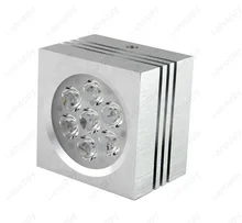 Dimmable/Not 3W/5W/7W LED Ceiling Light Square Spot Lamp Living Room Bedroom Hotel Exhibition Black/Silver Shell