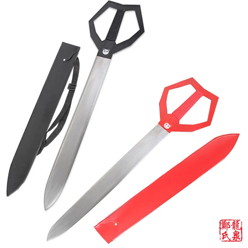 Гигантские ножницы Akame Ga Kill Sheele для косплея из настоящей стали без острых кожаных