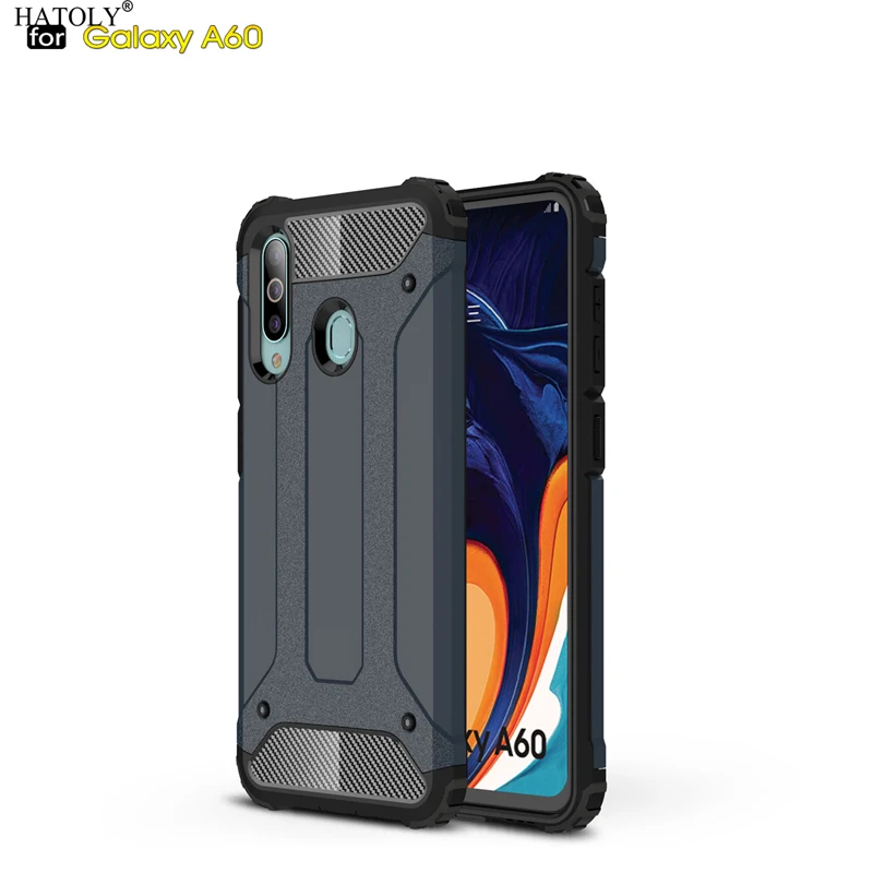 HATOLY For Coque Samsung Galaxy A60 Case Heavy Armor Slim Hard Rubber Tough Cover Silicone Phone Case for Samsung A60 A 60 A606F HATOLY For Coque Samsung Galaxy A60 Case Heavy Armor Slim Hard Rubber Tough Cover Silicone Phone Case for Samsung A60 A 60 A606F