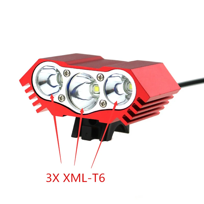 Фонарь налобный велосипедный 3 режима 8 4 в USB 6000 лм|bike light wheel|bike warning lightbike lumen |