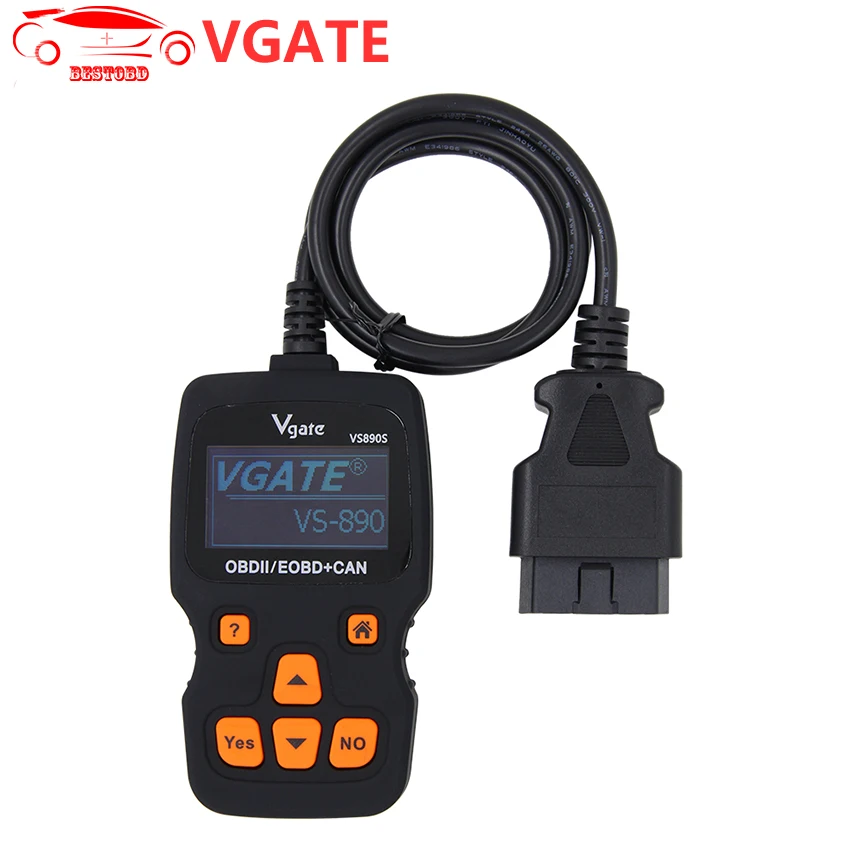 

VGATE VS890S Auto Diagnostic Scanner ELM327 OBD2 Diagnostic Tool Multi-language Vgate VS890 Read/Clear DTC PK ELM327 V1.5