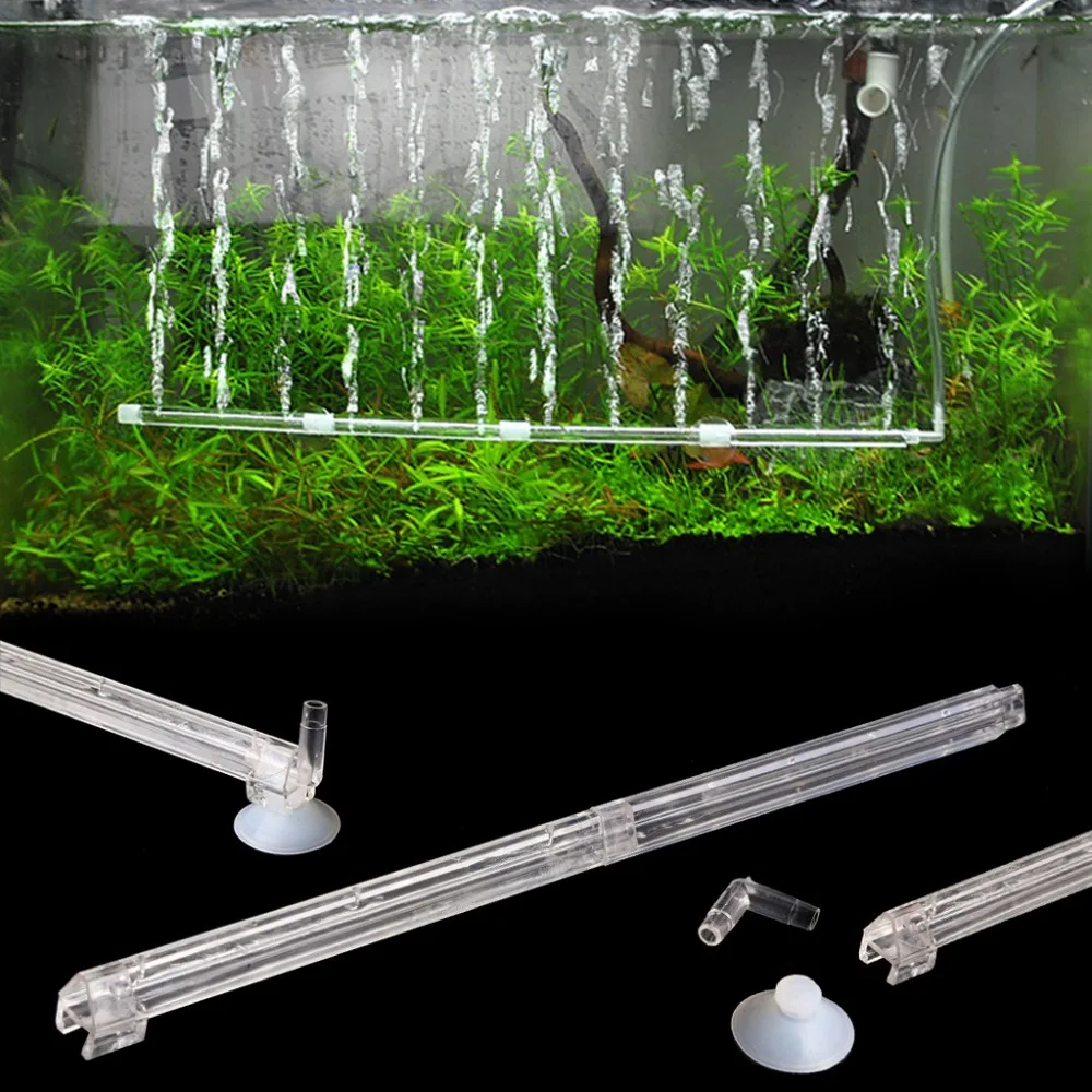 

Plastic Aquarium co2 Fish Tank Curtain Air Vent Bubble Bar Release Diffuser Set New 2017