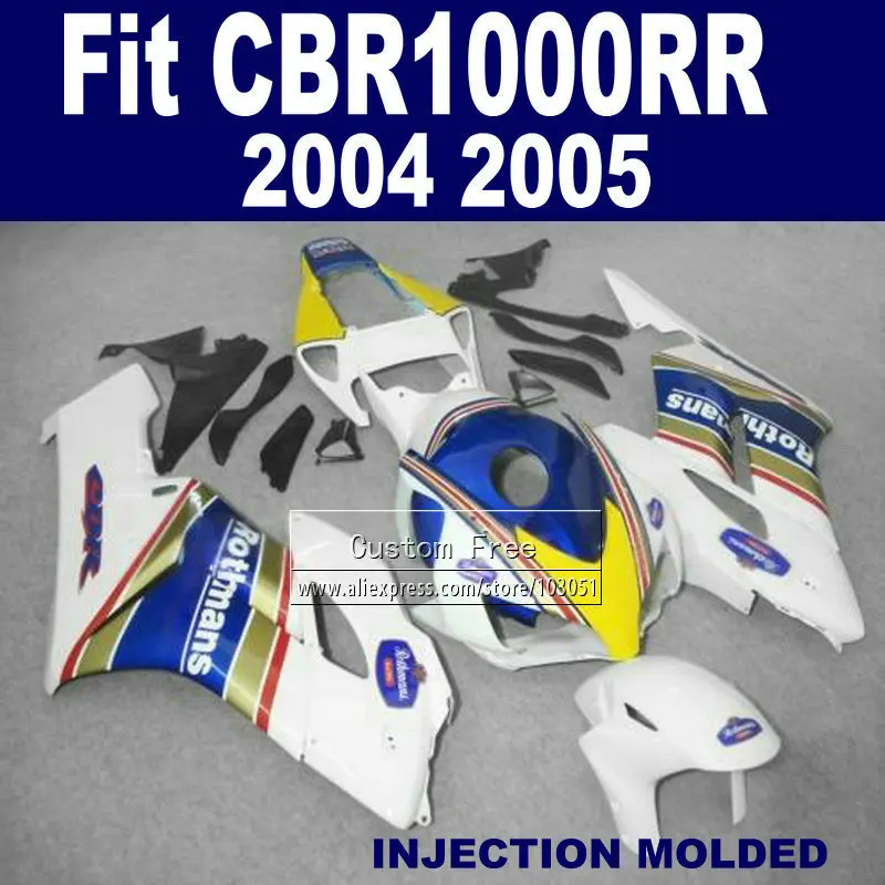 Custom ABS Injection fairing kit for 2004 2005 Honda CBR1000RR CBR 1000