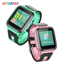 2018 Interpad умные детские часы gps умные часы для детей Android iOS Smartwatch С телефонным звонком голосовой чат SOS зона безопасности