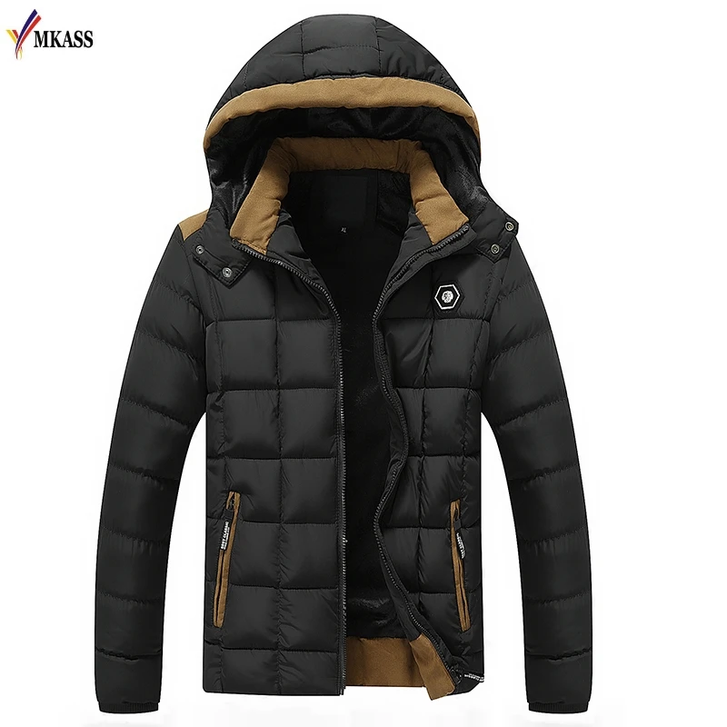 2018 New Arrival Mens Winter Jackets and Coats Thicken Warm jacket Men Coat Hooded Cotton-Padded Male Clothing Hommer Parkas