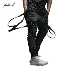 Новинка, модные для занятий фитнесом, мужские спортивные штаны, повседневные штаны, уличная одежда, хип-хоп узкие штаны для пробежек, шаровары