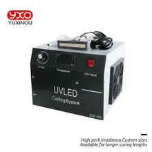 400W УФ-светодиодный отверждения системы 2 светодиодный головка для печати светодиодный бетонополивочная машина, для печати этикеток, планшетный принтер, УФ чернила, клей, леча светильник