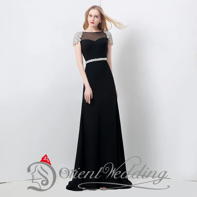 2015 Hot Sell Cheap Prom Evening Dresses In Stock Real Picture Chiffon