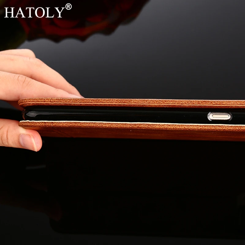 Hatoly для Asus Zenfone 4 Selfie Pro ZD552KL Чехол кожаный флип Чехлы мягкие силиконовые Для