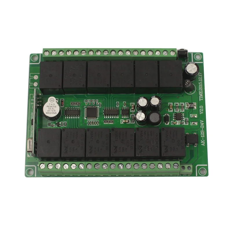 12CH 12V Remote Control Switch Relay Wireless Remote Switch 12 Channel Relay Module 12V 315MHz 433MHz Learn Code (7)
