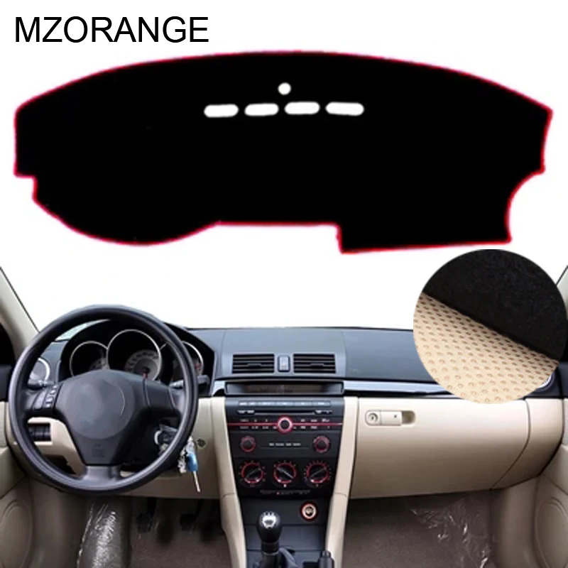 Приборной панели крышки для Mazda 3 M3 BK 2004 2005 2006 2007 2008 тире коврики козырек от солнца приборная панель ковровые покрытия Non-slip автомобильный коврик