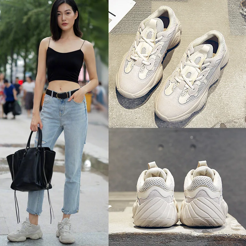 

Ins Super Fire Shoes 2019 New Net Red Coconut Shoes 500 Matte Leather Women's Shoes Sports Shoes Old Shoes Women