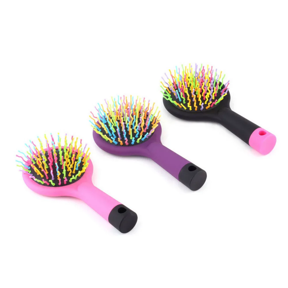 2017-High-Quality-1pc-Rainbow-Volume-Anti-static-Magic-Detangler-Hair-Curl-Straight-Massage-Comb-Brush